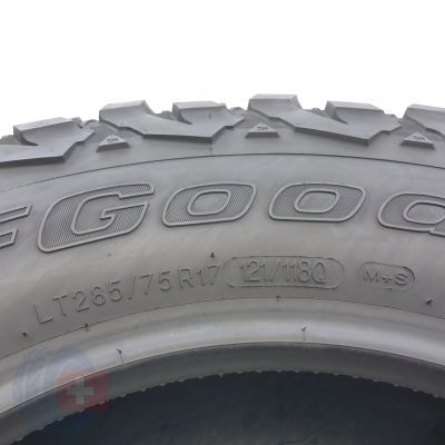 6. Opony 285/75 R17 BFGOODRICH 121/118Q Mud-Terrain T/a km3 M+S Letnie 2021 11mm