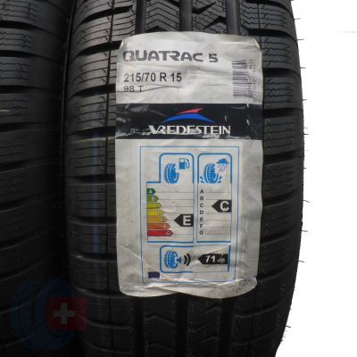 2. 2 x VREDESTEIN 215/70 R15 98T Quatrac 5 Wielosezon 2018 