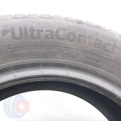 5. Opony 195/55 R15 2x CONTINENTAL 85H UltraContact Letnie 2022