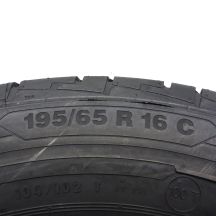 5. Opony 195/65 R16C 4x CONTINENTAL 104/102T ContiVanContact 100 Letnie 2018, 2019 Jak Nowe Nieużywane