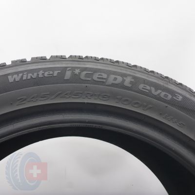 7. Opony 245/45 R18 4x HANKOOK 100V XL Winter I Cept evo 3 W330 Zimowe 2023 6,8-7mm