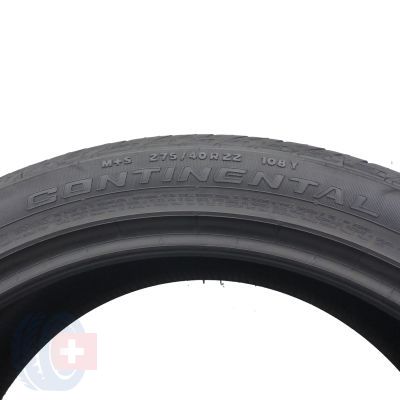4. Opony 275/40 R22 2x CONTINENTAL 108Y XL CrossContact LX Sport Letnie M+S 2021 6,8mm