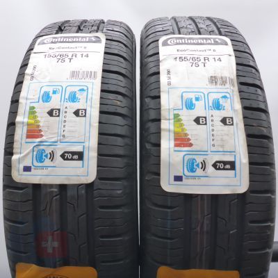 4. Opony 155/65 R14 4x CONTINENTAL 75T EcoContact 6 Letnie 2020
