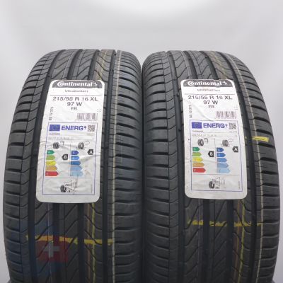 3. Opony 215/55 R16 4x CONTINENTAL 99V XL UltraContact Letnie 2022 