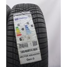 2. Opony 185/65 R14 2x GOODYEAR 86H Vector 4Seasons Gen-3 Wielosezonowe 2023 