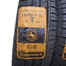 2. 4 x CONTINENTAL 155/60 R15 74T ContiEcoContact 3 Lato 2011, 2012 Nieużywane 