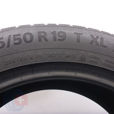 8. Opony 255/50 R19 4x CONTINENTAL 107T XL WintrerContact TS870P SEAL Zimowe 2022 7,2mm 