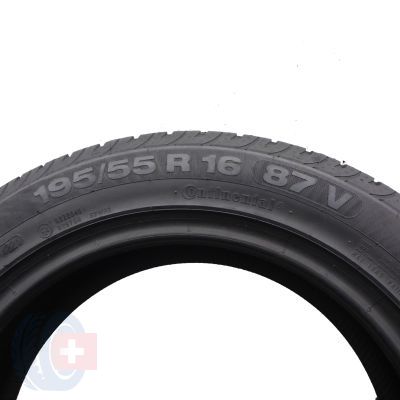 6. Opony 195/55 R16 2x CONTINENTAL 87V ContiPremiumContact M0 Letnie 2021 