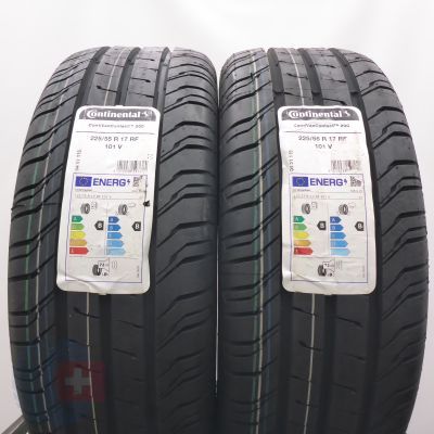Opony 225/55 R17 2x CONTINENTAL 101V XL ContiVanContact 200 Reinforced Letnie 2024 