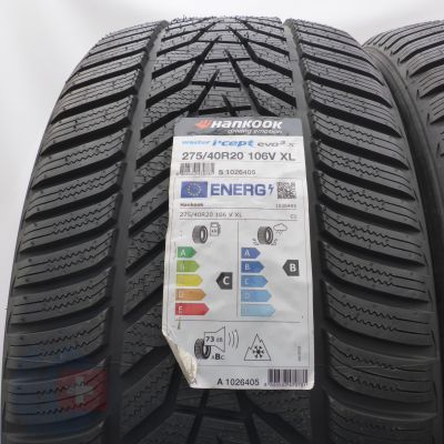 2. Opony 275/40 R20 2x HANKOOK 106H XL Winter I cept evo3 x Zimowe 2024 