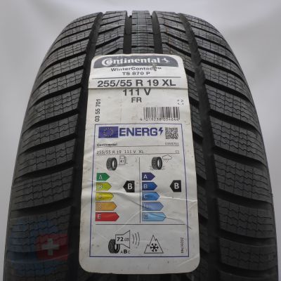Opona 255/55 R19 1x CONTINENTAL 111V XL WinterContact TS 870 P Zimowa 2022  