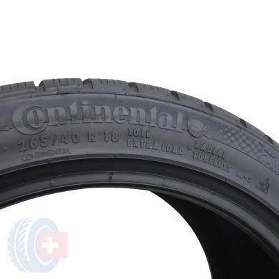 2. 1 x CONTINENTAL 265/40 R18 101V XL Ts810S N1 Zima DOT17 7mm