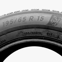 5. Opony 195/65 R15 4x MICHELIN 91T Alpin 6 Zimowe 2018 6,5mm