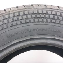 6. Opony 205/70 R15C 4x CONTINENTAL 106/104R VanContact Ultra Letnie 2022, 2024 Nieużywane