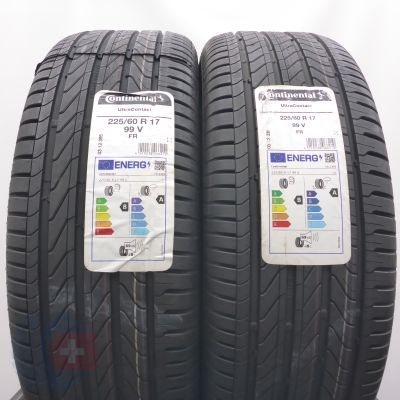 5.  Opony 225/60 R17 4x CONTINENTAL 99V UltraContact Letnie 2023/24