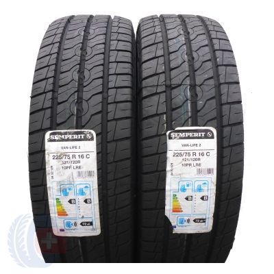 4. Opony 225/75 R16C 4x SEMPERIT 121/120R Van-Life 2 Letnie 2019/2020 Nieużywane 