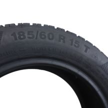6. 4 x CONTINENTAL 185/60 R15 84T ContiWinterContact TS850 Zima 2015 7,5-8mm