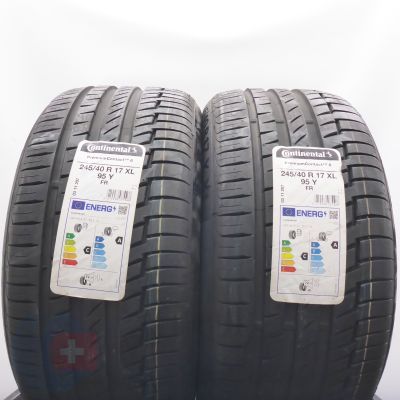 4. Opony 245/40 R17 4x CONTINENTAL 95Y XL PremiumContact 6 Letnie 2023