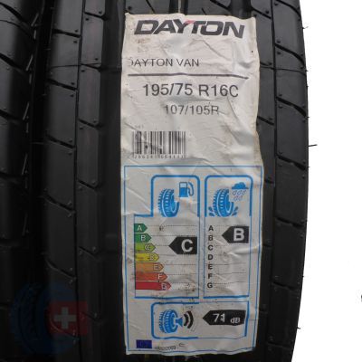 2. 4 x DAYTON 195/75 R16C 107/105R Van Lato 2018, 2019 Jak Nowe Nieużywane 