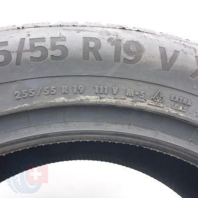 8. Opony 255/55 R19 4x CONTINENTAL 111V XL WinterContact Ts 870 P Zimowe 2023 