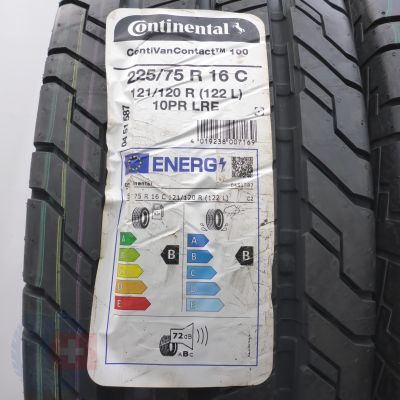 3. Opony 225/75 R16C 4x CONTINENTAL 121/120R ContiVanContact 100 Letnie 2023 