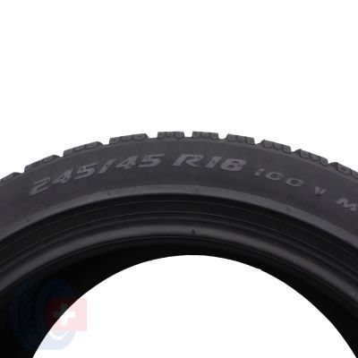 5. Opony 245/45 R18 2x PIRELLI 100V XL P Zero Winter zimowe 6-6,7mm 2019/21