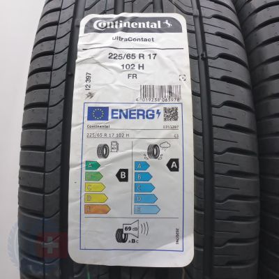 3. Opony 225/65 R17 4x CONTINENTAL 102H UltraContact Letnie 2023 