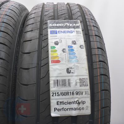 2. Opony 215/60 R16 2x GOODYEAR 99V XL EfficientGrip Performance 2 Letnie 2023