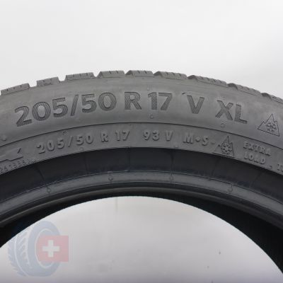 6. Opony 205/50 R17 2x CONTINENTAL 93V XL WinterContact TS 870 P Zimowe 2024 8-8,2mm