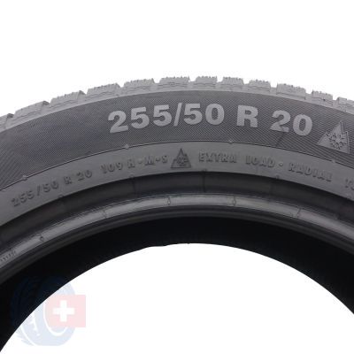 4. Opona 255/50 R20 1x CONTINENTAL 109H XL ContiWinterContact TS 830P A0 Zimowa 2023 8mm Jak Nowa