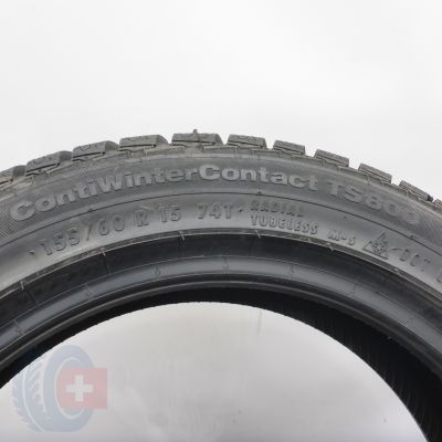 5. Opony 155/60 R15 2x CONTINENTAL 74T ContiWinterContact TS800 Zimowe 2022 