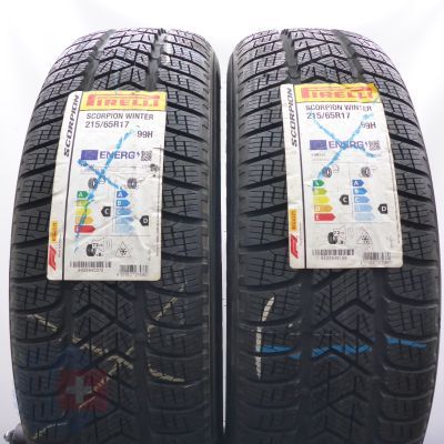 4. Opony 215/65 R17 4x PIRELLI 99H Scorpion Winter Zimowe 2021