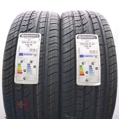 3. Opony 235/55 R20 4x CONTINENTAL 102W CrossContact UHP Letnie 2022 