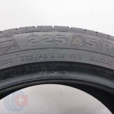 6. Opony 225/45 R18 2x CONTINENTAL 91Y ContiSportContact 5 RFT BMW Letnie 2022 