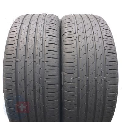 4. Opony 205/45 R17 4x CONTINENTAL 88V XL EcoContact 6 Letnie 2022 Nieużywane 