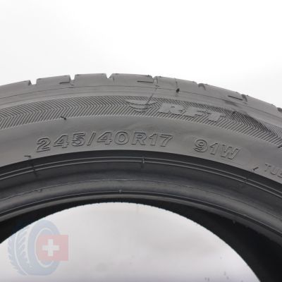3. Opona 245/40 R17 1x BRIDGESTONE 91W Potenza S001 RunFlat BMW Letnia 2021 7,2mm