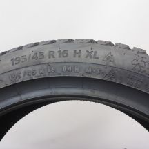6. Opony 195/45 R16 4x CONTINENTAL 84H XL WinterContact TS 870 Zimowe 2022/23 