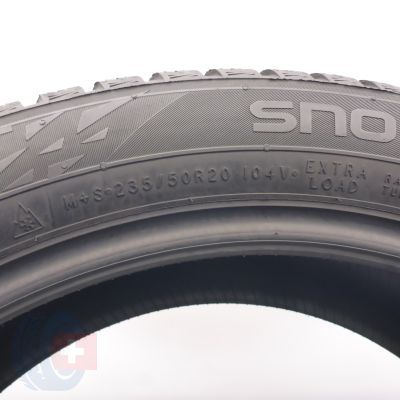 7. Opony 235/50 R20 4x NOKIAN 104V XL Snowproof 2 SUV Zimowe 2023 7,2-7,5mm