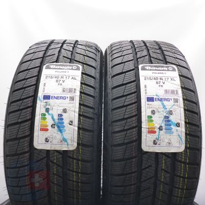 4. Opony 215/40 R17 4x BARUM 87V XL Polaris 5 Zimowe 2023 