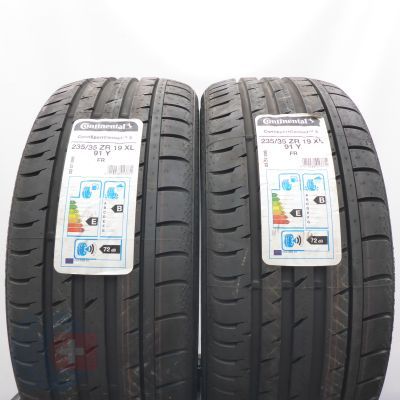 Opony 235/35 ZR19 2x CONTINENTAL 91Y XL ContiSportContact 3 Letnie 2020 