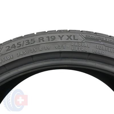 4. Opony 245/35 R19 2x BARUM 93Y XL Bravuris 5HM Letnie 2021 6,4-6,6mm