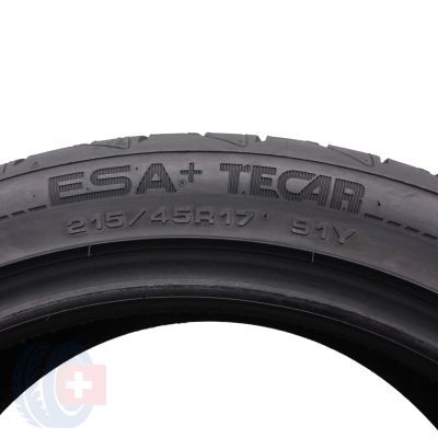 4. 2 x ESA TECAR 215/45 R17 91Y XL Spirit 5 UHP Lato 6,8-7,2mm 2017/18 Jak Nowe
