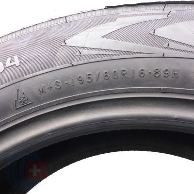 7. Opony 195/60 R16 4x NOKIAN 89H WR D4 Zimowe 2016/17 Nieużywane 