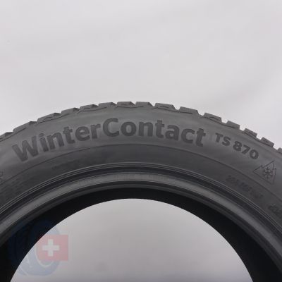 3. Opona 205/55 R16 1x CONTINENTAL 91H WinterContact TS 870 Zimowe 2021 7,2mm