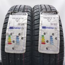 Opony 155/60 R15 2x CONTINENTAL 74T ContiEcoContact 3 Letnie 2021 