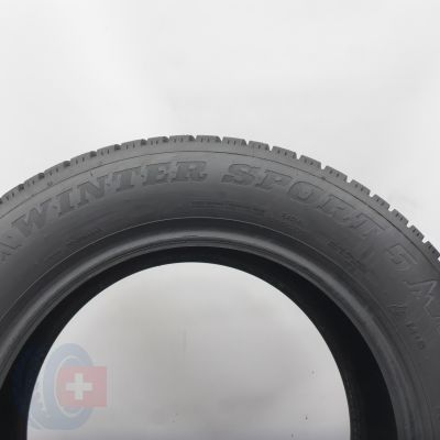 6. Opony 215/60 R16 4x DUNLOP 95H WinterSport 5 Zimowe 2020 9-8mm