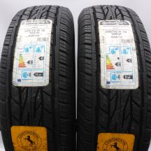 3. Opony 225/70 R16 4x CONTINENTAL 103H ContiCrossContact LX2  M+S Letnie 2020 Jak Nowe
