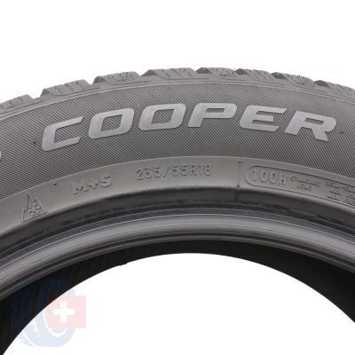 8. 4 x COOPER 235/55 R18 100H Discoverer Winter 2018/19 Zima 5,8-6,7mm