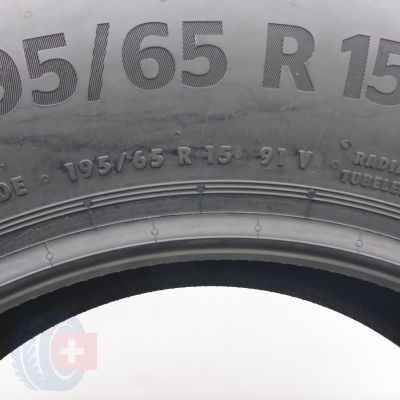 5. Opony 195/65 R15 4x CONTINENTAL 91V EcoContact6 Letnie 2019 5,5-6mm