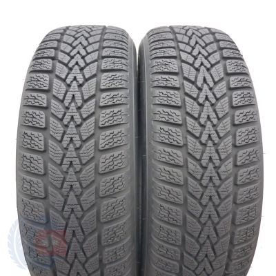 Opony 185/60 R15 2x DUNLOP 88T XL Winter Response-2 Zimowe 2019 Jak Nowe 7,7mm